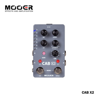Mooer Cab X2 แป้นเหยียบเท้าจําลอง IR 14 ช่อง รองรับซอฟต์แวร์แก้ไข
