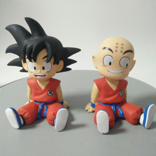 โมเดลฟิกเกอร์ PVC อนิเมะดราก้อนบอล Son Goku Kuririn Piggy Bank ขนาด 10 ซม. ของเล่นสําหรับเด็ก เก็บสะสม ของขวัญวันเกิด คริสต์มาส