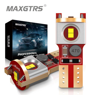 Maxgtrs T10 W5W หลอดไฟ LED 194 168 ดวง สีแดง สําหรับติดป้ายทะเบียนรถยนต์ 6500K