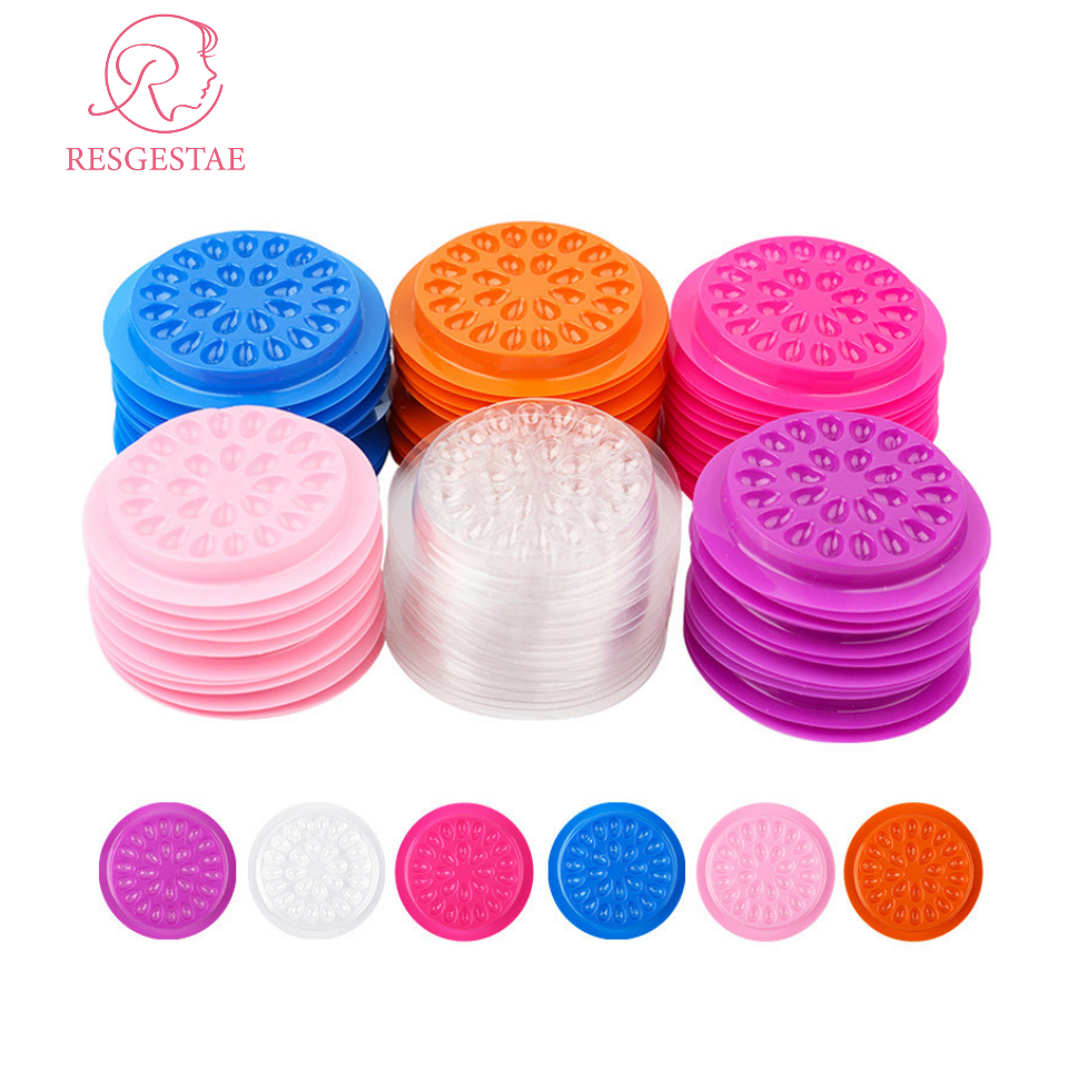 1/50 ชิ้นขนตากาวถาดต่อขนตาอุปกรณ์กาวถาดพลาสติก Spacers ขนตาเจล Pads เครื่องมือแต่งหน้า