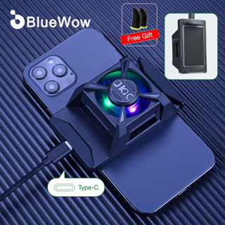 Bluewow【พร้อมส่ง】พัดลมระบายความร้อน F18 USB สําหรับโทรศัพท์มือถือ