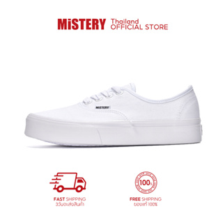 MISTERY รองเท้าผ้าใบ สีขาว สําหรับผู้หญิงว  รุ่น DEW สีขาว（MIS-669）