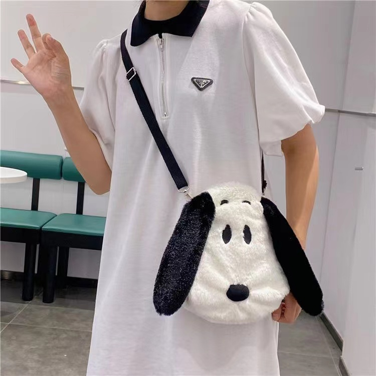 กระเป๋าเป้สะพายหลัง กระเป๋าสะพายไหล่ ขนาดเล็ก ลายการ์ตูน Snoopy สําหรับนักเรียน