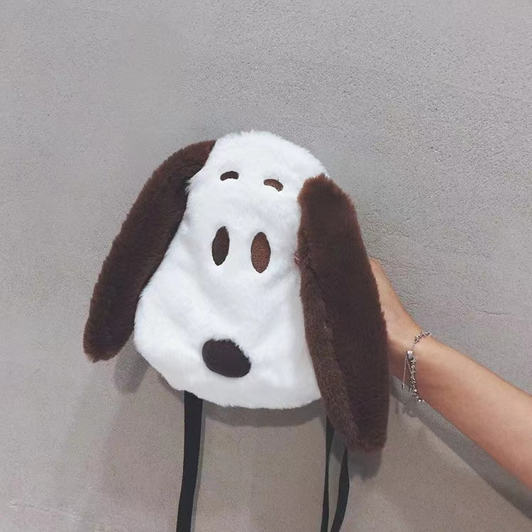 กระเป๋าเป้สะพายหลัง กระเป๋าสะพายไหล่ ขนาดเล็ก ลายการ์ตูน Snoopy สําหรับนักเรียน