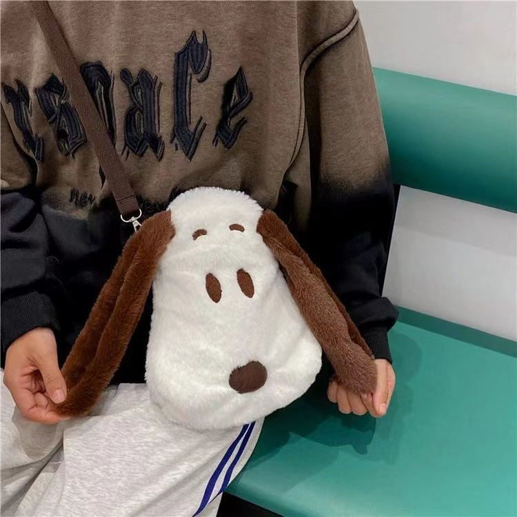กระเป๋าเป้สะพายหลัง กระเป๋าสะพายไหล่ ขนาดเล็ก ลายการ์ตูน Snoopy สําหรับนักเรียน