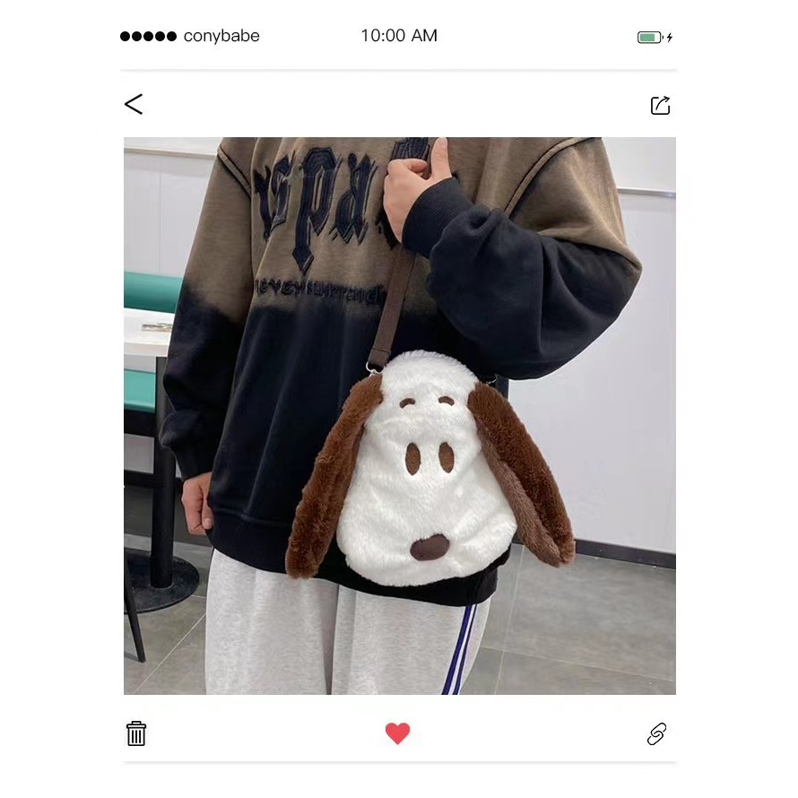 กระเป๋าเป้สะพายหลัง กระเป๋าสะพายไหล่ ขนาดเล็ก ลายการ์ตูน Snoopy สําหรับนักเรียน