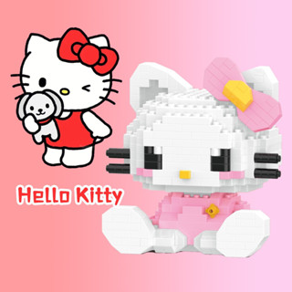 ของเล่นตัวต่อนาโน รูปการ์ตูน Sanrio Kuromi My Melody Hello Kitty Pop DIY เหมาะกับของขวัญ สําหรับเด็กผู้หญิง