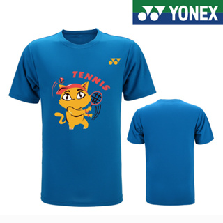 Yonex เสื้อแจ็กเก็ต แขนสั้น ลายแบดมินตัน วอลเลย์บอล เทนนิส เทนนิส สําหรับผู้ชาย และผู้หญิง