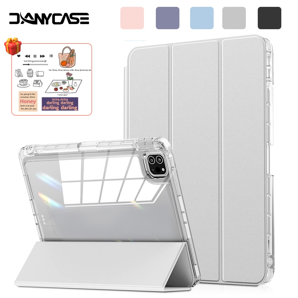 Danycase ເຄສອະຄຣິລິກໃສເພື່ອ iPad Air 11/13, iPad Pro 11/13, iPad Mini 6 ແລະອື່ນๆ