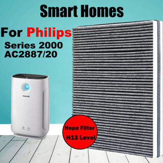 Oem 2-in-1 ไส้กรองคาร์บอน HEPA FY2428 FY2422 FY2420 แบบเปลี่ยน สําหรับเครื่องฟอกอากาศ Philips 2000 Series AC2887