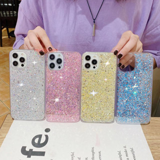 Casing OPPO Reno 8T 8Z 7Z 6 Z 5 6 7 8 5G 4G 5F 5Lite 6pro 5pro 8pro 5Z Transparent Candy Sequin Bling Glitter Phone Case 1SZ 01