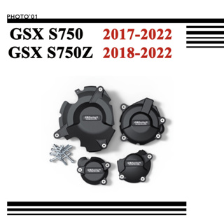 Psler ครอบเครื่อง ฝาครอบเครื่อง ป้องกันการชน สําหรับ SUZUKI GSXS750 GSX S750 2017 2018 2019 2020 2021 2022