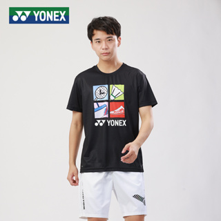 Yonex เสื้อกีฬาแบดมินตัน ระบายอากาศ ดูดซับเหงื่อ แห้งเร็ว สําหรับผู้ชาย และผู้หญิง