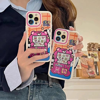 เคสโทรศัพท์มือถือ tpu แบบนิ่ม ลายหมี สําหรับ iPhone 14 14promax 14pro 11 12 12PRO 12PROMAX 13 13pro 13promax