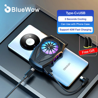 【พร้อมส่ง】BlueWow Gt06 พัดลมระบายความร้อน กึ่งตัวนํา USB สําหรับโทรศัพท์มือถือ