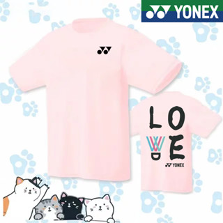 Yonex เสื้อแบดมินตัน วัยรุ่น นักเรียน เคลื่อนไหว แขนสั้น ผู้ชาย ผู้หญิง เสื้อผ้าแบดมินตัน แห้งเร็ว ปิงปอง เสื้อวอลเลย์บอล ระบายอากาศ สบาย ฝึกซ้อม