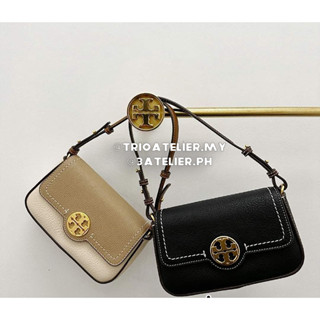 Toryburch Felix กระเป๋าหนังสะพายข้าง ขนาดเล็ก 3 สี