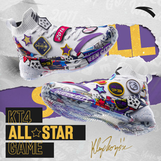 Anta KT 4 Klay Thompson รองเท้าบาสเก็ตบอล ALL-STAR เทคโนโลยี A-Flashfoam กันกระแทก DIY สําหรับผู้ชาย