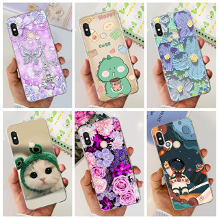 เคสโทรศัพท์ซิลิโคน TPU แบบนิ่ม ลายไดโนเสาร์ และแมวน่ารัก สําหรับ Xiaomi Redmi Note 5 Note5 Pro MEI7S MEI7