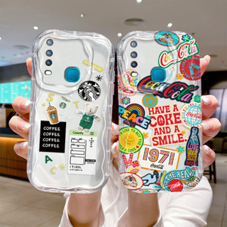 เคสโทรศัพท์มือถือ แบบใส กันกระแทก ลายการ์ตูน สําหรับ Vivo 1723 1818 1819 1907 1915 1902 1904 2010 1935