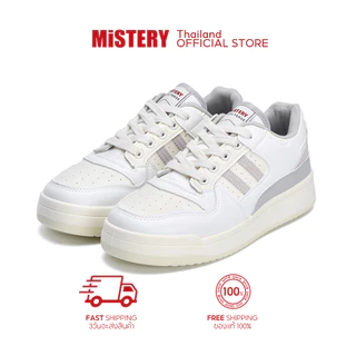 MiSTERY รองเท้าผ้าใบหนัง สูง3.5 ซมรุ่น CLOUD สีเบจ MIS-701