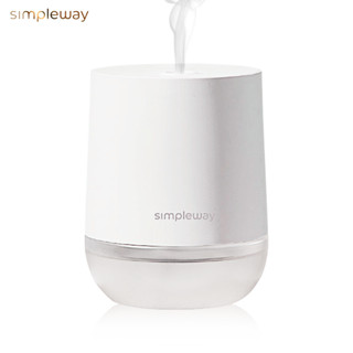 Simpleway เครื่องทําความชื้นอโรมาเธอราพี กระจายน้ํามันหอมระเหย เสียงเงียบ ขนาดเล็ก 90 มล. แบบพกพา USB