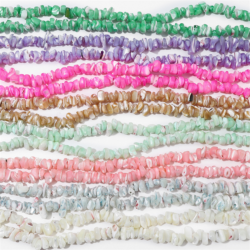 ลูกปัดไข่มุกธรรมชาติ 7-8 มม. สําหรับทําเครื่องประดับ สร้อยคอ สร้อยข้อมือ DIY 110 ชิ้น - รูปที่ 7