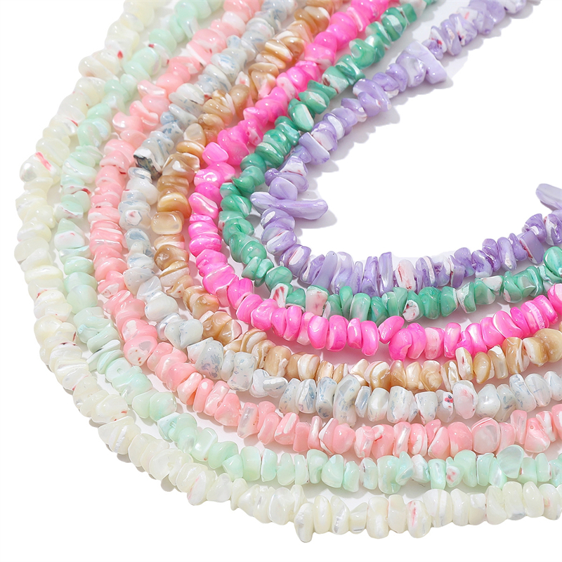 ลูกปัดไข่มุกธรรมชาติ 7-8 มม. สําหรับทําเครื่องประดับ สร้อยคอ สร้อยข้อมือ DIY 110 ชิ้น - รูปที่ 2