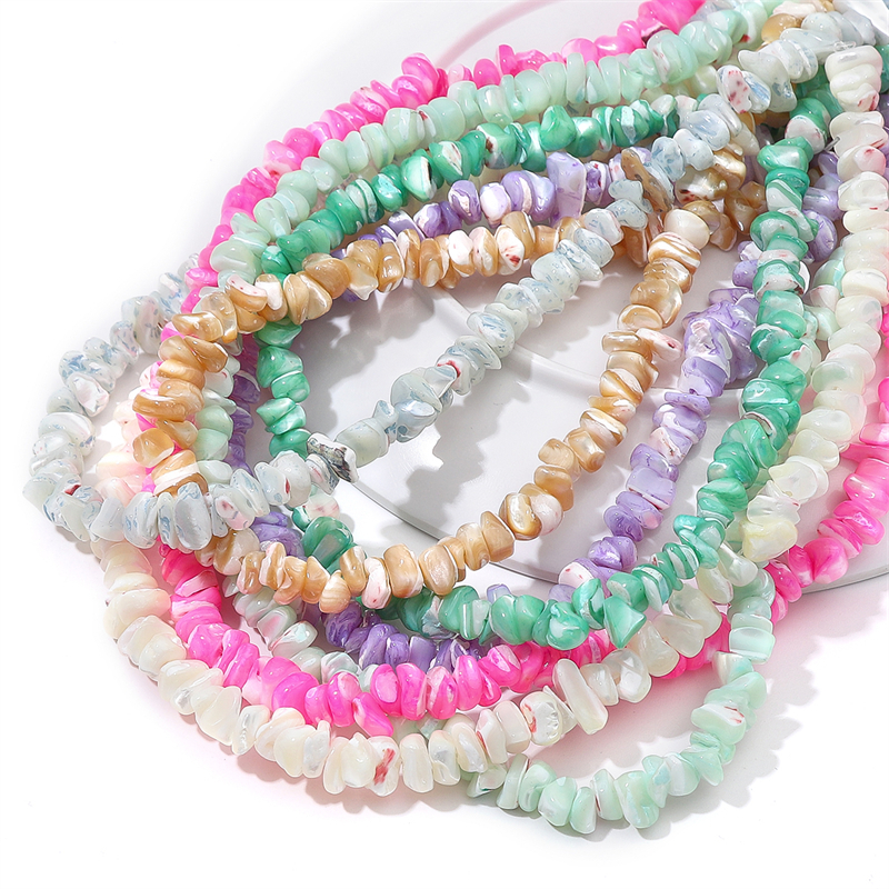 ลูกปัดไข่มุกธรรมชาติ 7-8 มม. สําหรับทําเครื่องประดับ สร้อยคอ สร้อยข้อมือ DIY 110 ชิ้น - รูปที่ 3