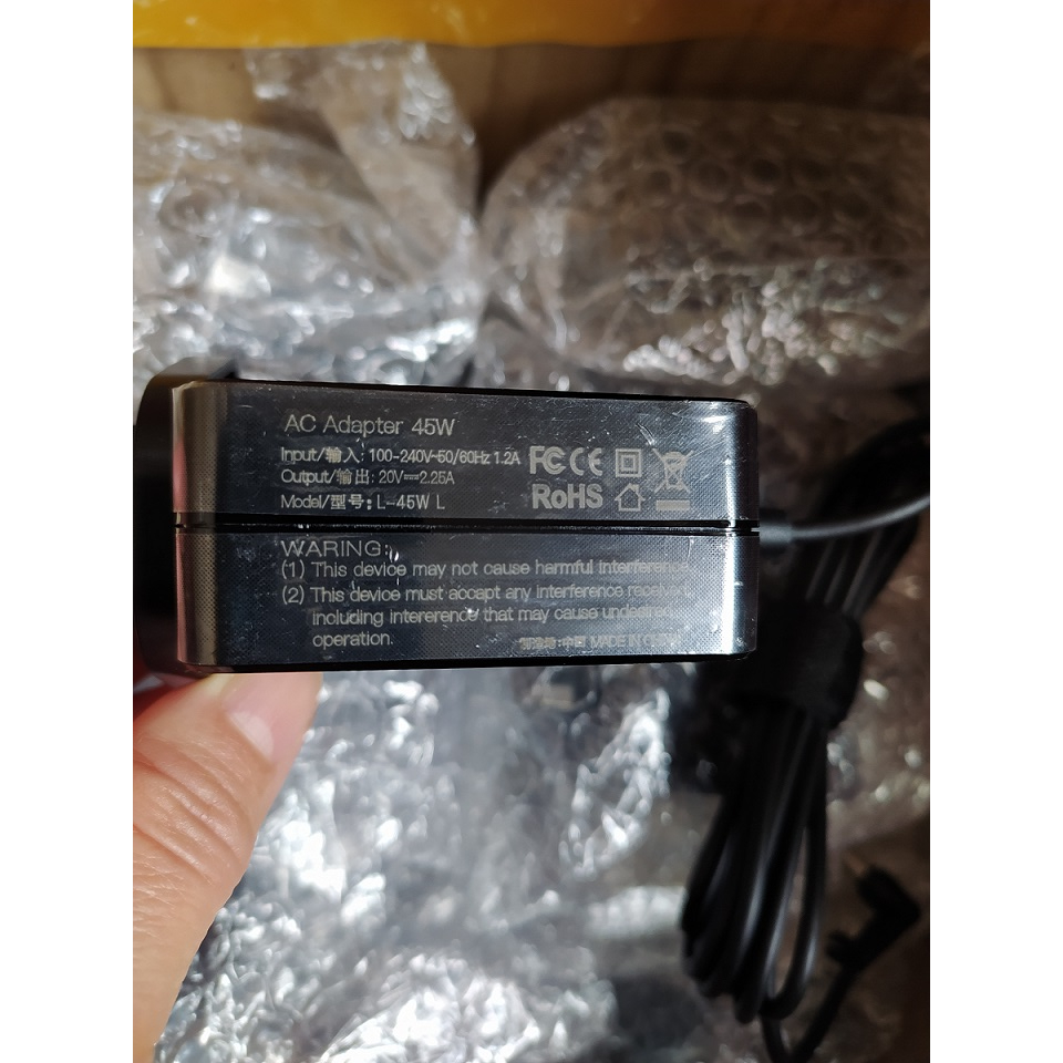 45W 20V2.25A สําหรับ Lenovo IdeaPad S145-15AST 81N3 power อะแดปเตอร์ AC ADL45WCD