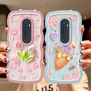 เคสโทรศัพท์มือถือแบบนิ่ม ลายดอกไม้ สําหรับ OPPO Reno2 Reno2F 2Z Reno5