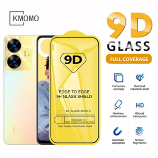 9D กาวเต็มกระจกนิรภัยใสสำหรับ Realme C53 C55 C35 C30 C30s C33 C21Y C25Y C25 C25s C20 C11 C21 C31 C15 C12 C17 C3