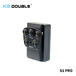 Double S1-PRO ปิ๊กอัพกีตาร์อะคูสติก เอฟเฟคเสียงสะท้อน ดีเลย์ในตัว ควบคุมดิจิทัล S1 PRO