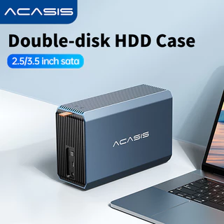 Acasis กล่องฮาร์ดดิสก์ RAID Array Usb 3.0 อินเตอร์เฟซ 2.5 3.5 นิ้ว หลายช่อง