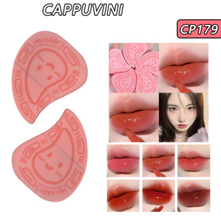 Cappuvini Red Peach Kueh ลิปกลอส ให้ความชุ่มชื้น 3.4 กรัม หลากสี