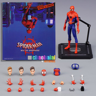 โมเดลฟิกเกอร์ Marvel SpiderMan : No Way Home SV-ACTION PS4 Iron Dolls Face Changing Anime Articulated Model