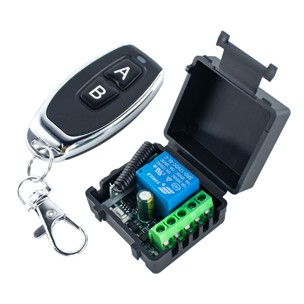 DC 12V 1 CH รีเลย์โมดูล 433Mhz RF