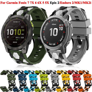 สายนาฬิกาข้อมือซิลิโคน 22 มม. 26 มม. อุปกรณ์เสริม สําหรับ Garmin Fenix 7 7X Forerunner 935 945 S60 Fenix 5 5X Plus 6X Pro