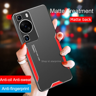 HUAWEI P60 Pro เคสฝาหลัง โลหะอลูมิเนียม ผิวด้าน หรูหรา สําหรับ