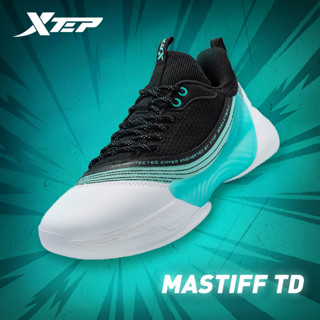 Xtep Mastiff TD รองเท้าบาสเก็ตบอล ข้อกลาง ทนทาน กันการสึกหรอ สําหรับผู้ชาย