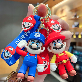 พวงกุญแจ จี้การ์ตูน Super Mario Mario ขนาดเล็ก เหมาะกับของขวัญ สไตล์คลาสสิก