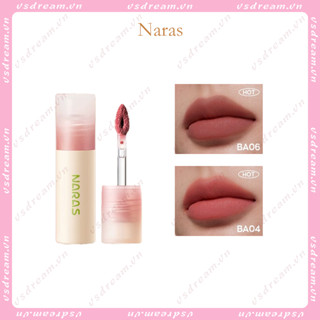 Naras Bagel ลิปกลอส เนื้อแมตต์กํามะหยี่ น้ําหนักเบา ไม่แห้ง เครื่องสําอาง สําหรับผู้หญิง นักเรียน