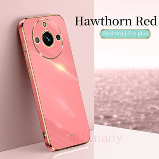 เคส Realme 11 Pro 5G เคสซิลิโคน Shockproof Soft Silicone Electroplating Back Cover Case Realme 11 Pro Plus 11 Pro+ 5G Phone Casing