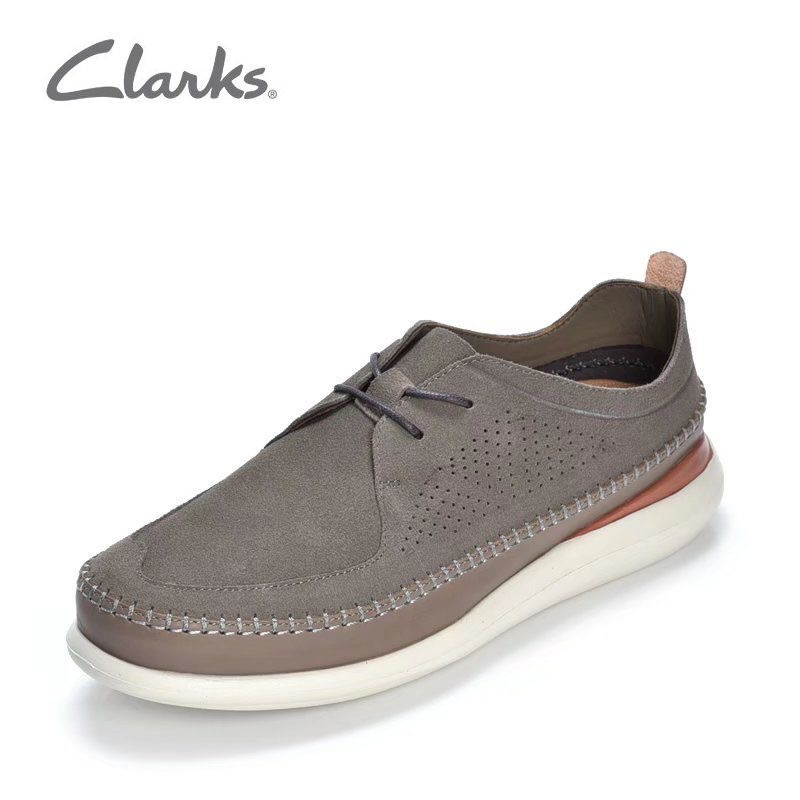 Clarks รองเท้ากีฬา รองเท้าหนังลําลอง กันน้ํา สําหรับผู้ชาย