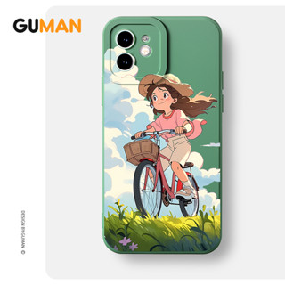 Guman เคสไอโฟน เคสซิลิโคนนุ่มกันกระแทกน่ารักตลก เคสโทรศัพท์ Compatible for iPhone 14 13 12 11 Pro Max SE 2020 X XR XS 8 7 6 6S Plus พลัส XYB1966