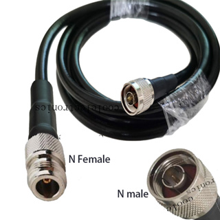 Lmr400 N male to N Female สายเคเบิ้ลเชื่อมต่อเสาอากาศวิทยุ RF Coax Pigtail LMR-400 Ham Radio 1 2 3 5 8 10 ม.