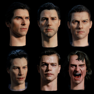 โมเดลฟิกเกอร์ 1/6 Male Head Sculpt Model Fit For 12 นิ้ว Male Action Figure Body