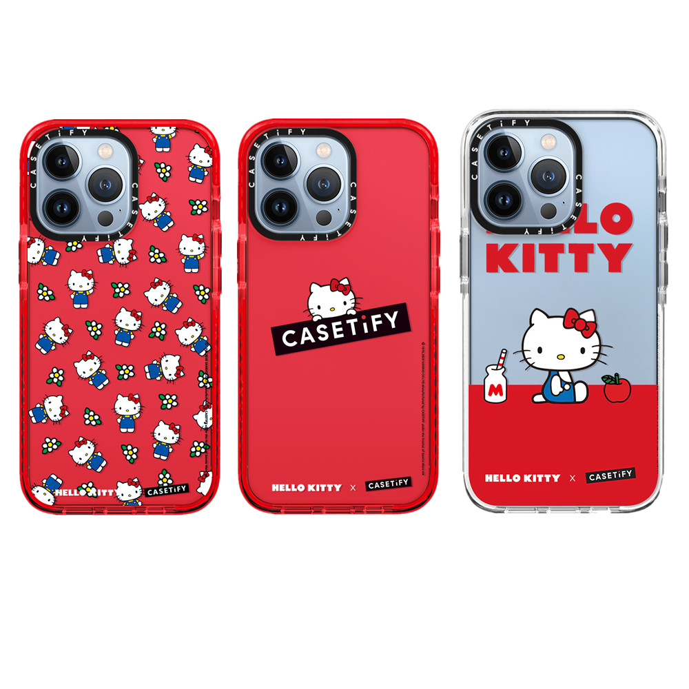 สําหรับiphone 16 14 15 Pro Max Soft TPUสําหรับiPhone 12 13 Pro MaxกันกระแทกสําหรับiPhone 11 Hello KittyรูปแบบสําหรับiPhone 14 15 Plus Clear Case