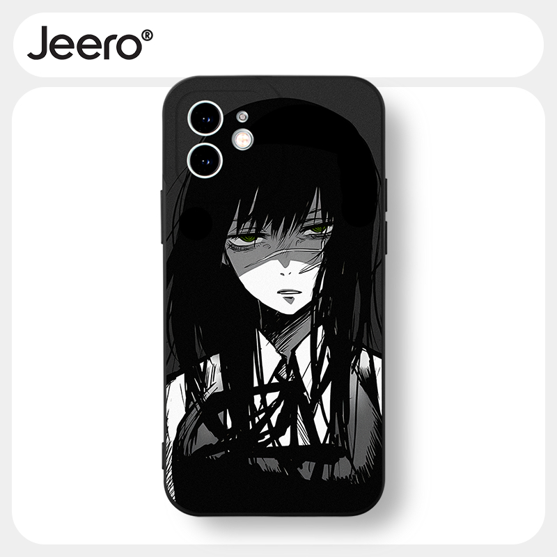 Jeero เคสไอโฟน เคสซิลิโคนนุ่มกันกระแทกการ์ตูนอนิเมะตลก เคสโทรศัพท์ Compatible for iPhone 15 14 13 12 11 Pro Max SE 2020 X XR XS 8 7 6 6S Plus พลัส HFF3355