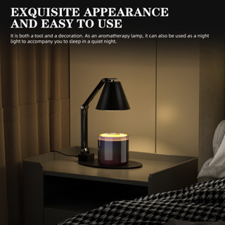 Creative Candle Warmer Aromatherapy Melting Wax Lamp Foldable Bedroom Romantic Table Lamp NightLight